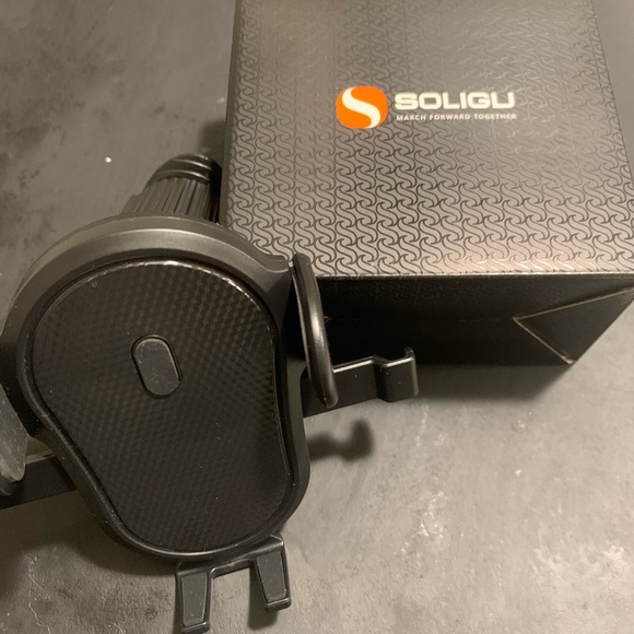 Car holder phone mount 360° rotation metal hook - Picture 6 of 14